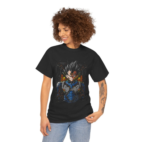 Superhero - Inspired Dragon Ball Unisex Heavy Cotton Tee - Bold Graphic Design - Black - S - Superhero - Inspired Dragon Ball Unisex Heavy Cotton Tee - Bold Graphic Design - Tatoo Tee