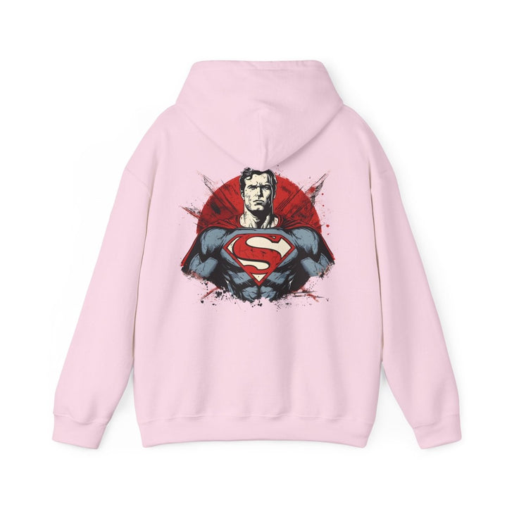 Superhero Inspired Unisex Heavy Blend™ Hoodie - Perfect for Fans of Comic Book Culture - Light Pink - S - Superhero Inspired Unisex Heavy Blend™ Hoodie - Perfect for Fans of Comic Book Culture - Tatoo Tee