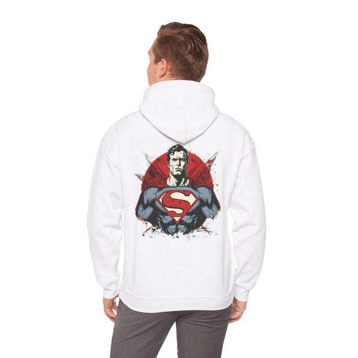 Superhero Inspired Unisex Heavy Blend™ Hoodie - Perfect for Fans of Comic Book Culture - Light Pink - S - Superhero Inspired Unisex Heavy Blend™ Hoodie - Perfect for Fans of Comic Book Culture - Tatoo Tee