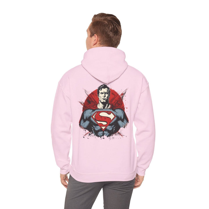Superhero Inspired Unisex Heavy Blend™ Hoodie - Perfect for Fans of Comic Book Culture - Light Pink - S - Superhero Inspired Unisex Heavy Blend™ Hoodie - Perfect for Fans of Comic Book Culture - Tatoo Tee