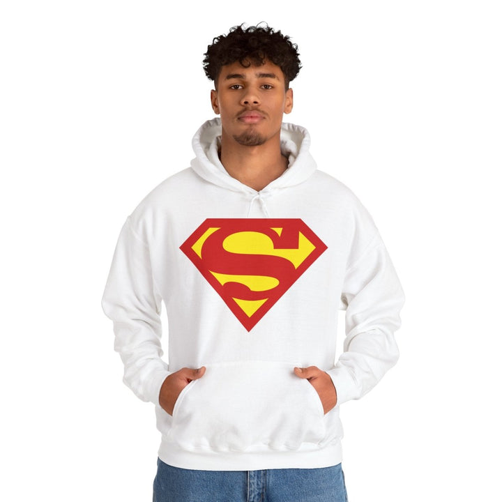 Superhero Inspired Unisex Heavy Blend™ Hoodie - Perfect for Fans of Comic Book Culture - White - S - Superhero Inspired Unisex Heavy Blend™ Hoodie - Perfect for Fans of Comic Book Culture - Tatoo Tee