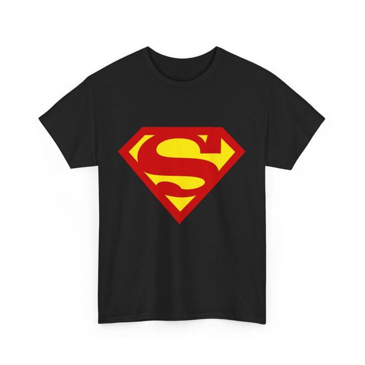 Superhero Unisex Heavy Cotton Tee - Bold Superman Design for Comic Fans - Light Pink - S - Superhero Unisex Heavy Cotton Tee - Bold Superman Design for Comic Fans - Tatoo Tee
