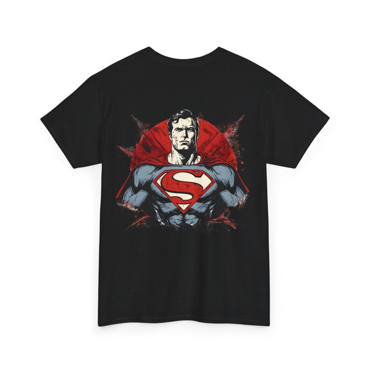 Superhero Unisex Heavy Cotton Tee - Bold Superman Design for Comic Fans - Light Pink - S - Superhero Unisex Heavy Cotton Tee - Bold Superman Design for Comic Fans - Tatoo Tee
