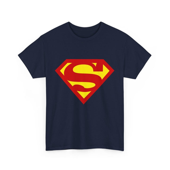 Superhero Unisex Heavy Cotton Tee - Bold Superman Design for Comic Fans - Light Pink - S - Superhero Unisex Heavy Cotton Tee - Bold Superman Design for Comic Fans - Tatoo Tee