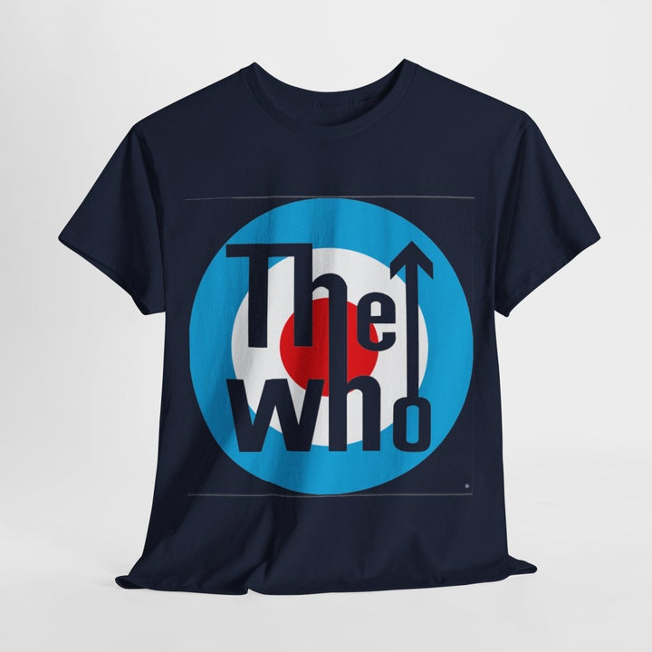 Target T-Shirt Unisex Heavy Cotton Tee - Navy - S - Target T-Shirt Unisex Heavy Cotton Tee - Tatoo Tee