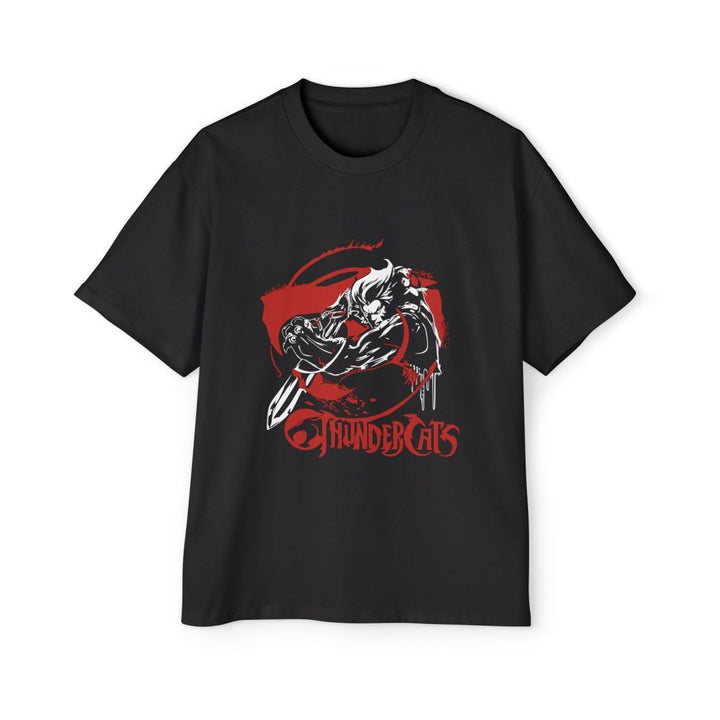 Thundercats Oversized T-Shirt for Fans - Retro Graphic Tee - S - Black - Thundercats Oversized T-Shirt for Fans - Retro Graphic Tee - Tatoo Tee