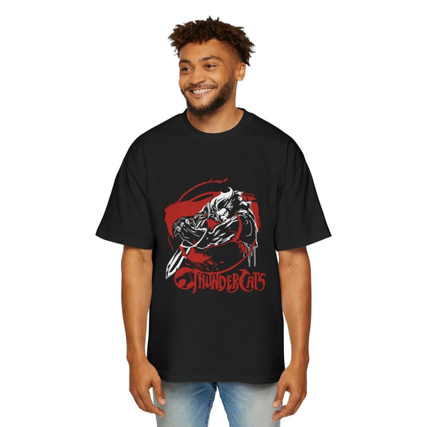 Thundercats Oversized T-Shirt for Fans - Retro Graphic Tee - S - Black - Thundercats Oversized T-Shirt for Fans - Retro Graphic Tee - Tatoo Tee