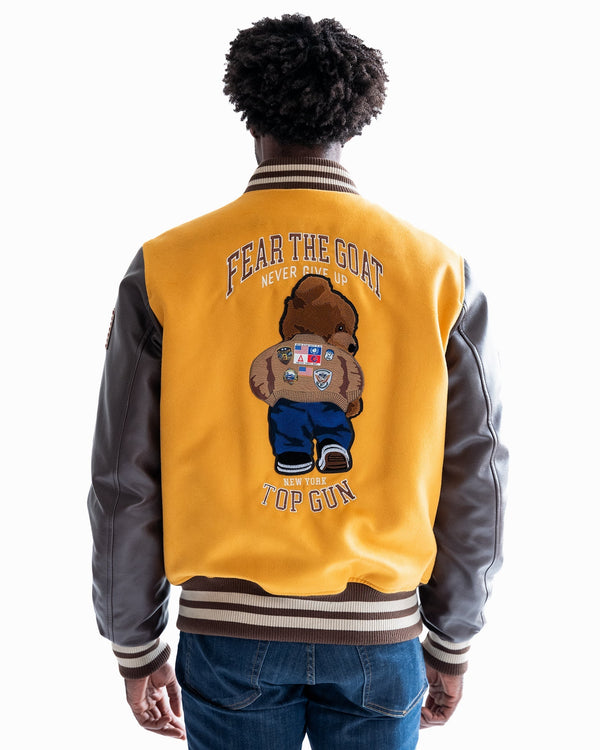 TOP GUN "BEAR GOAT" VARSITY JACKET