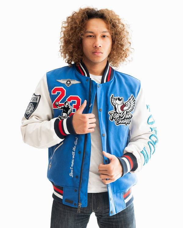 TOP GUN "FLYING LEGEND" VARSITY JACKET