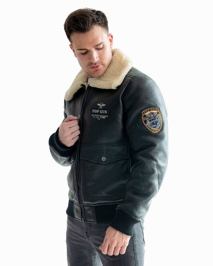 TOP GUN "INSIGNIA" JACKET - Black - S - TOP GUN "INSIGNIA" JACKET - Tatoo Tee