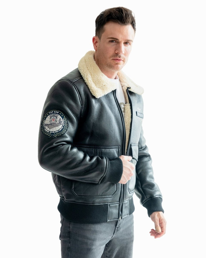 TOP GUN "INSIGNIA" JACKET - Black - S - TOP GUN "INSIGNIA" JACKET - Tatoo Tee