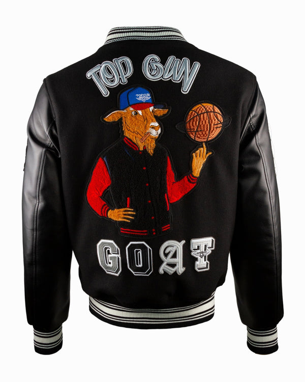 TOP GUN "THE NEW GOAT" VARSITY JACKET
