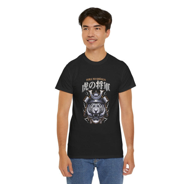 Tora No Shogun Fearless Mentality Tee - Unisex Heavy Cotton Shirt - Black - S - Tora No Shogun Fearless Mentality Tee - Unisex Heavy Cotton Shirt - Tatoo Tee
