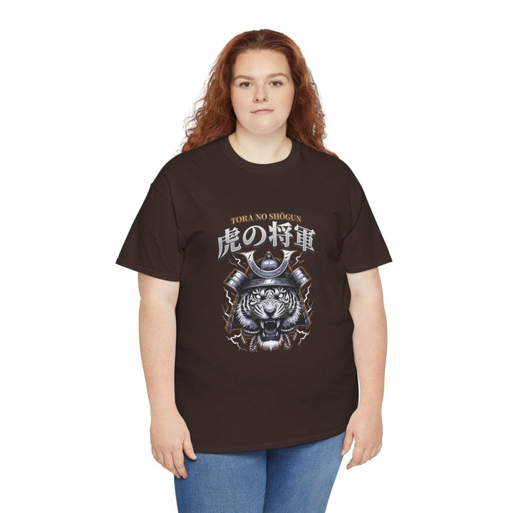 Tora No Shogun Fearless Mentality Tee - Unisex Heavy Cotton Shirt - Cardinal Red - S - Tora No Shogun Fearless Mentality Tee - Unisex Heavy Cotton Shirt - Tatoo Tee