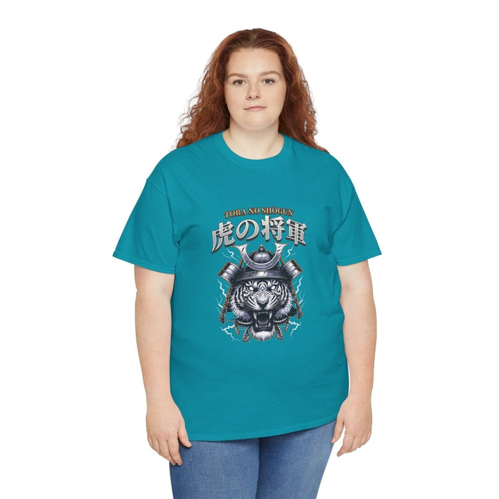 Tora No Shogun Fearless Mentality Tee - Unisex Heavy Cotton Shirt - Cardinal Red - S - Tora No Shogun Fearless Mentality Tee - Unisex Heavy Cotton Shirt - Tatoo Tee