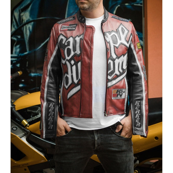 Torque Martin Henderson Biker Jacket - XS - Male - Torque Martin Henderson Biker Jacket - Tatoo Tee