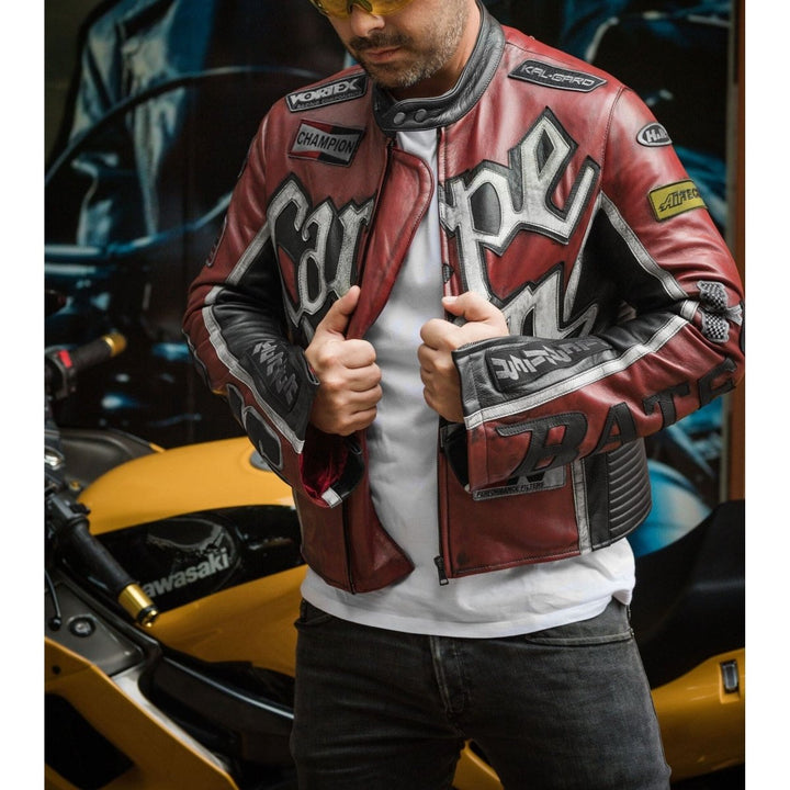 Torque Martin Henderson Biker Jacket - XS - Male - Torque Martin Henderson Biker Jacket - Tatoo Tee