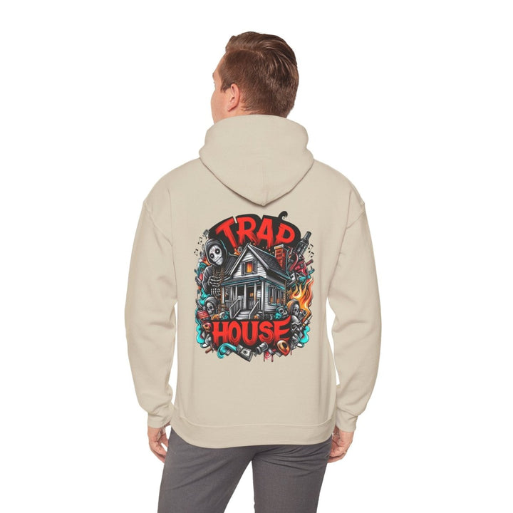 Trap House Unisex Hoodie - Sand - S - Trap House Unisex Hoodie - Tatoo Tee
