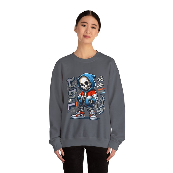 Trendy Streetwear SkullBoy Unisex Sweatshirt - S - Antique Cherry Red - Trendy Streetwear SkullBoy Unisex Sweatshirt - Tatoo Tee