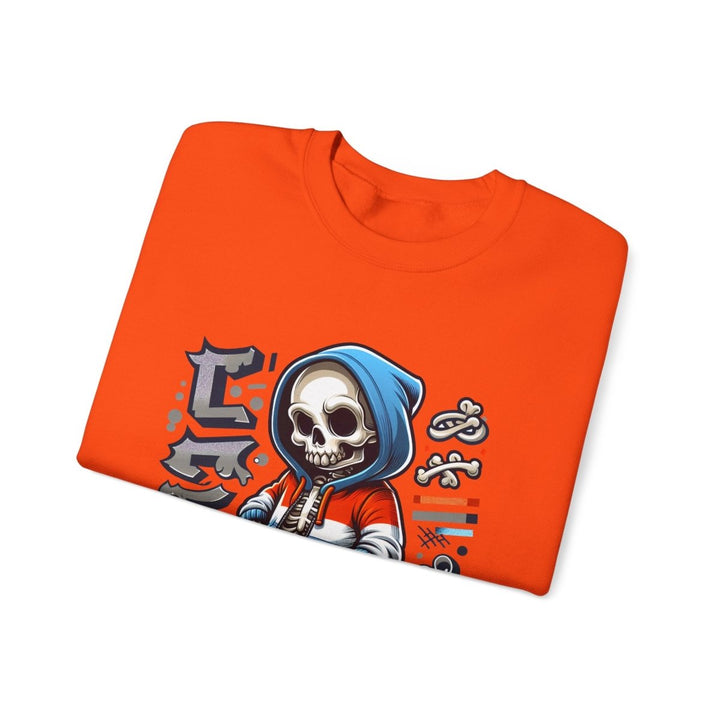 Trendy Streetwear SkullBoy Unisex Sweatshirt - S - Antique Cherry Red - Trendy Streetwear SkullBoy Unisex Sweatshirt - Tatoo Tee