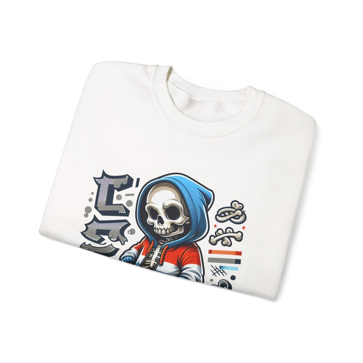 Trendy Streetwear SkullBoy Unisex Sweatshirt - S - Antique Cherry Red - Trendy Streetwear SkullBoy Unisex Sweatshirt - Tatoo Tee