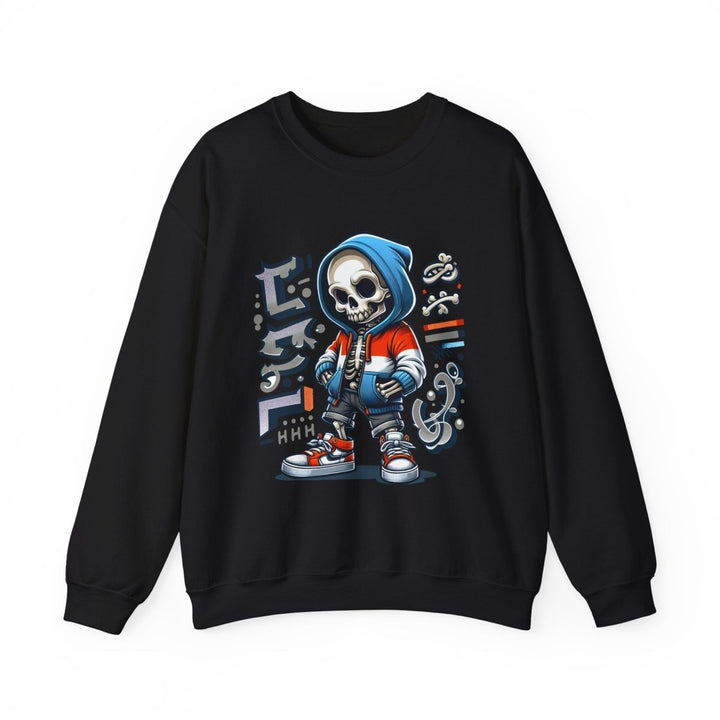 Trendy Streetwear SkullBoy Unisex Sweatshirt - S - Black - Trendy Streetwear SkullBoy Unisex Sweatshirt - Tatoo Tee
