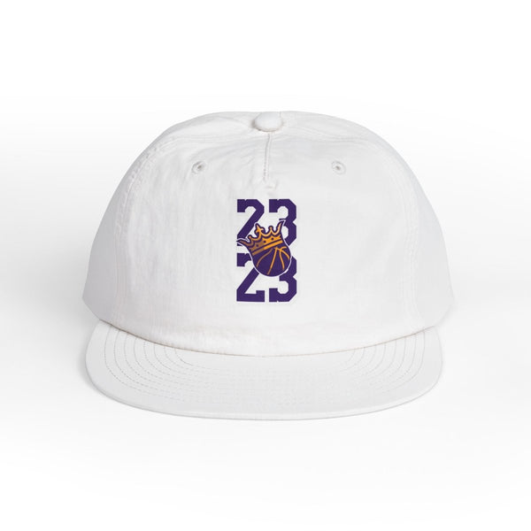 Trendy Surf Cap with 23 King Crown Design - White - One size - Trendy Surf Cap with 23 King Crown Design - Tatoo Tee