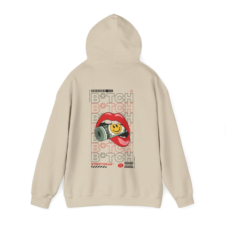 Trendy Unisex Hooded Sweatshirt - Streetwear Style with Fun Graphics - Antique Sapphire - S - Trendy Unisex Hooded Sweatshirt - Streetwear Style with Fun Graphics - Tatoo Tee