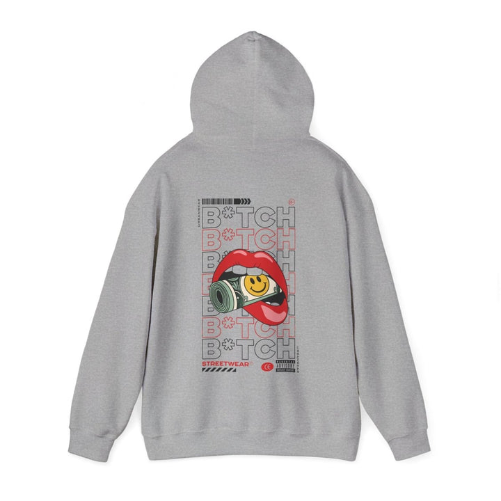 Trendy Unisex Hooded Sweatshirt - Streetwear Style with Fun Graphics - Antique Sapphire - S - Trendy Unisex Hooded Sweatshirt - Streetwear Style with Fun Graphics - Tatoo Tee