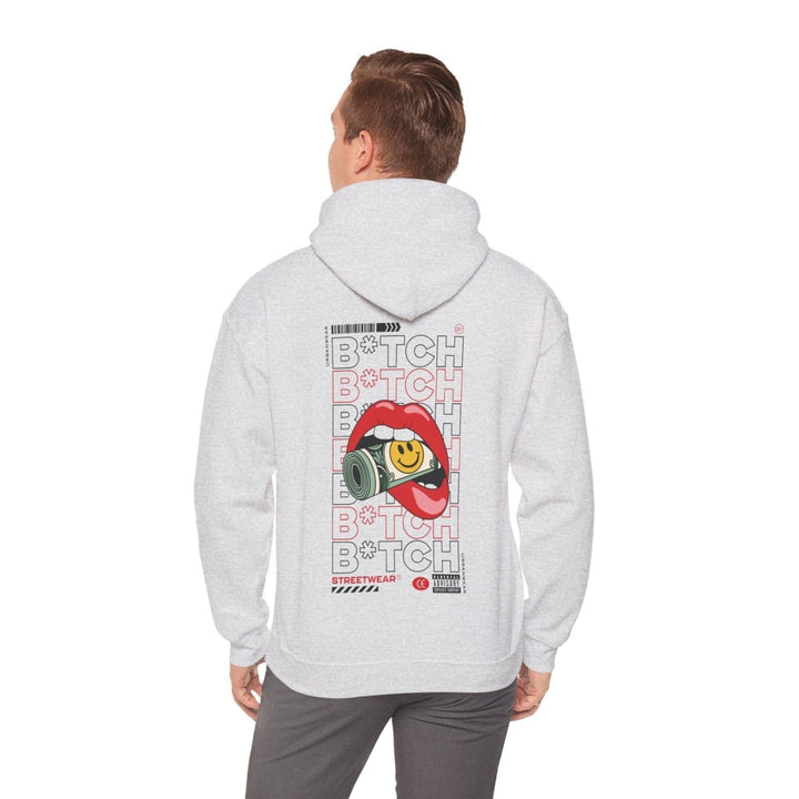 Trendy Unisex Hooded Sweatshirt - Streetwear Style with Fun Graphics - Ash - S - Trendy Unisex Hooded Sweatshirt - Streetwear Style with Fun Graphics - Tatoo Tee