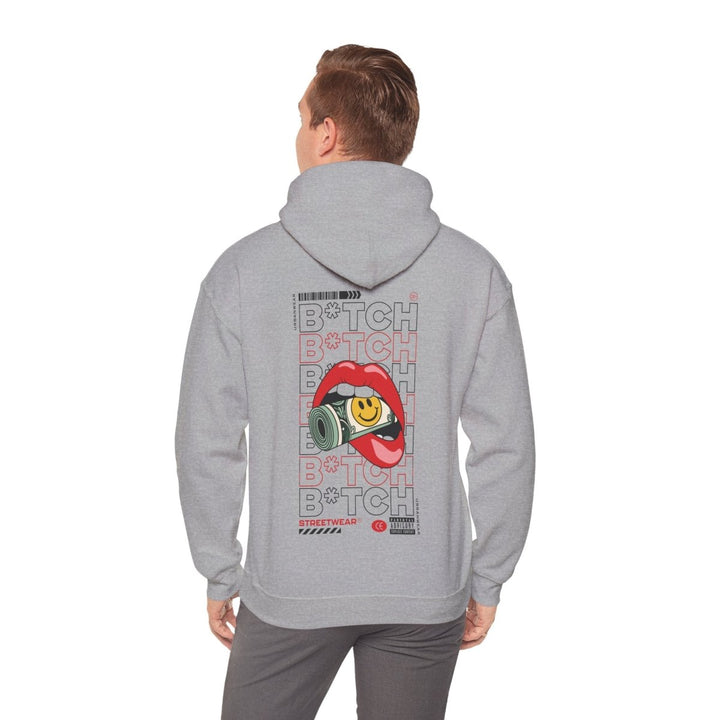 Trendy Unisex Hooded Sweatshirt - Streetwear Style with Fun Graphics - Sport Grey - S - Trendy Unisex Hooded Sweatshirt - Streetwear Style with Fun Graphics - Tatoo Tee