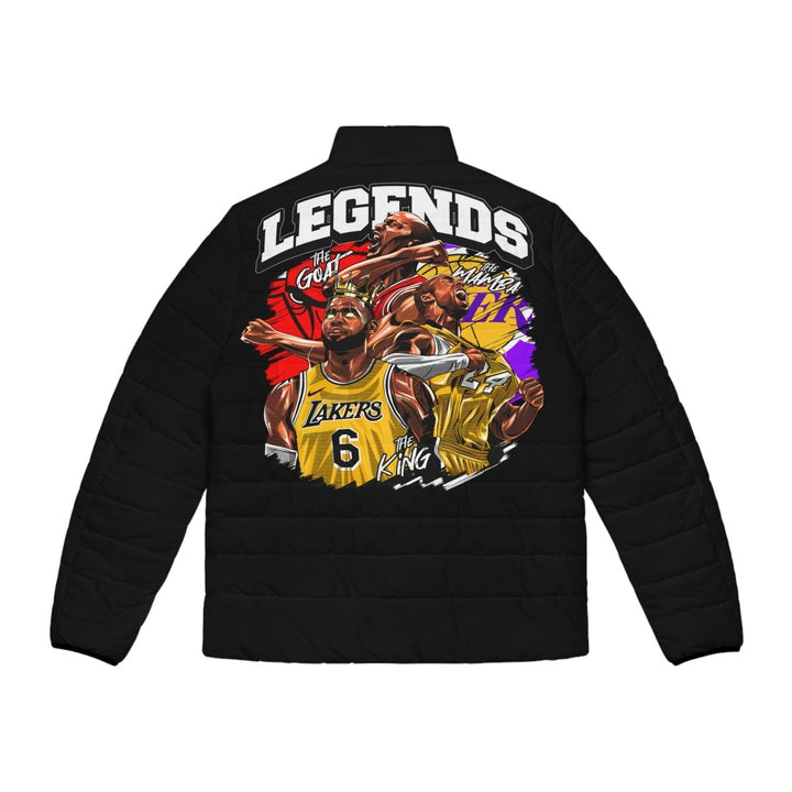 Trio Legends Puffer Jacket - S - Black zipper - Trio Legends Puffer Jacket - Tatoo Tee