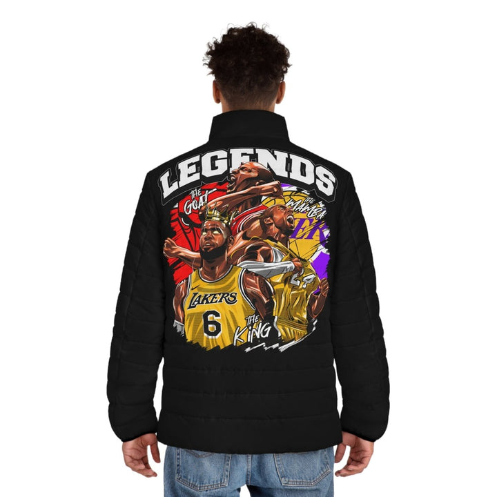 Trio Legends Puffer Jacket - S - Black zipper - Trio Legends Puffer Jacket - Tatoo Tee