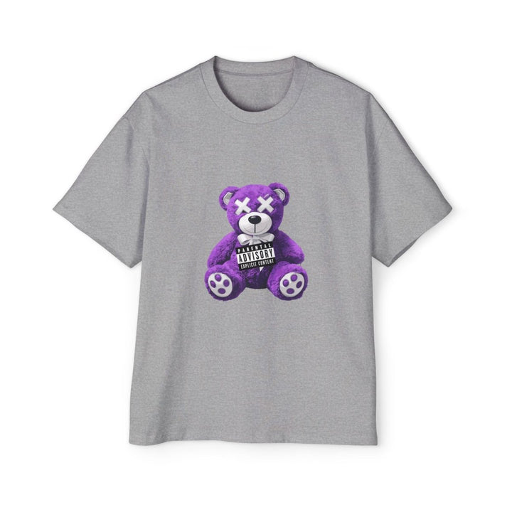 Unchained Bear Graphic Tee - Oversized Streetwear T-Shirt - Athletic Heather - S - Unchained Bear Graphic Tee - Oversized Streetwear T-Shirt - Tatoo Tee