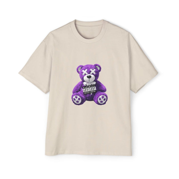 Unchained Bear Graphic Tee - Oversized Streetwear T-Shirt - Ecru - S - Unchained Bear Graphic Tee - Oversized Streetwear T-Shirt - Tatoo Tee