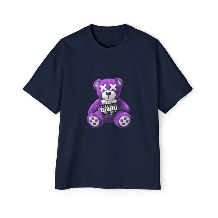 Unchained Bear Graphic Tee - Oversized Streetwear T-Shirt - Navy - S - Unchained Bear Graphic Tee - Oversized Streetwear T-Shirt - Tatoo Tee