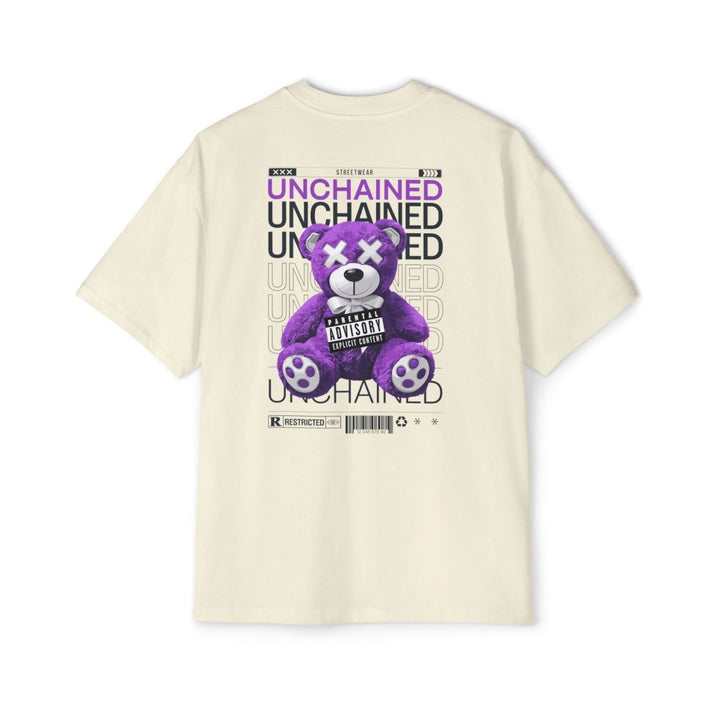 Unchained Bear Graphic Tee - Oversized Streetwear T-Shirt - Orchid - S - Unchained Bear Graphic Tee - Oversized Streetwear T-Shirt - Tatoo Tee