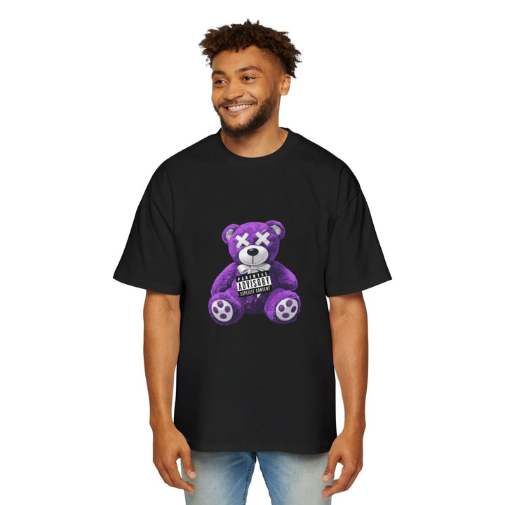Unchained Bear Graphic Tee - Oversized Streetwear T-Shirt - Orchid - S - Unchained Bear Graphic Tee - Oversized Streetwear T-Shirt - Tatoo Tee
