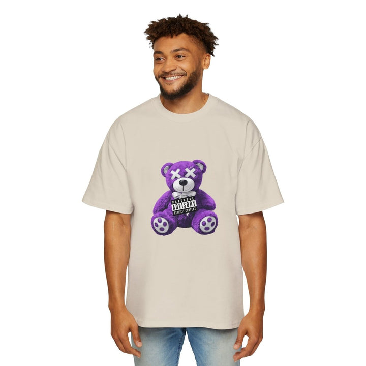 Unchained Bear Graphic Tee - Oversized Streetwear T-Shirt - Orchid - S - Unchained Bear Graphic Tee - Oversized Streetwear T-Shirt - Tatoo Tee