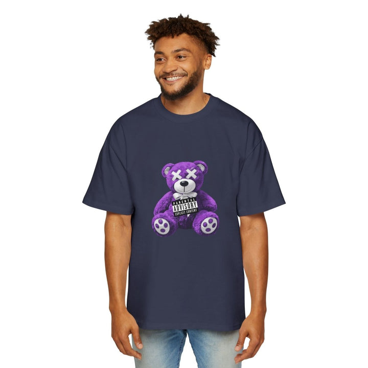 Unchained Bear Graphic Tee - Oversized Streetwear T-Shirt - Orchid - S - Unchained Bear Graphic Tee - Oversized Streetwear T-Shirt - Tatoo Tee