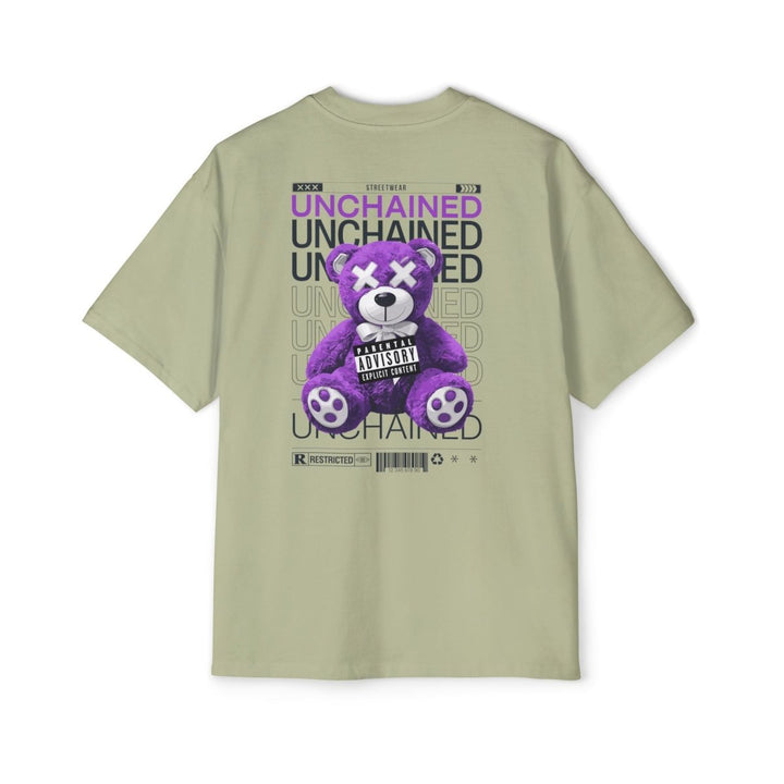 Unchained Bear Graphic Tee - Oversized Streetwear T-Shirt - Orchid - S - Unchained Bear Graphic Tee - Oversized Streetwear T-Shirt - Tatoo Tee