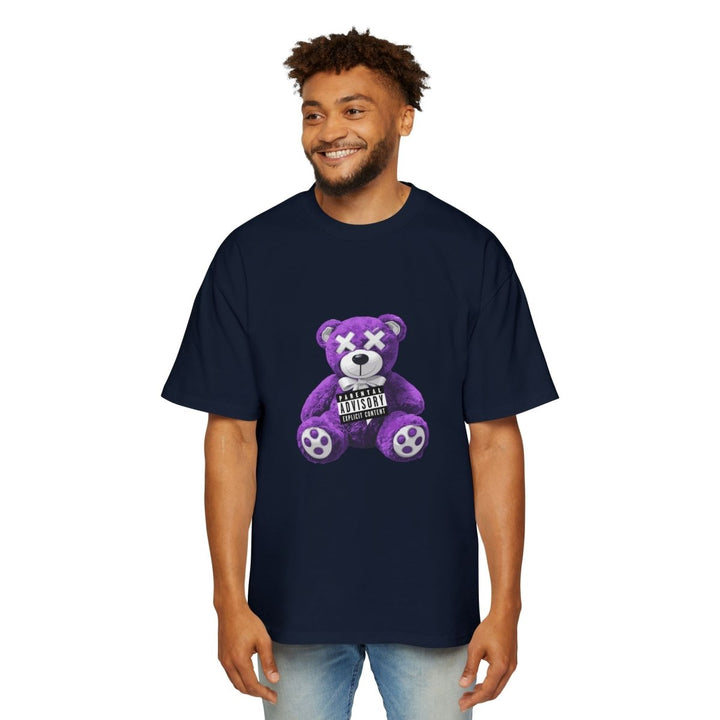 Unchained Bear Graphic Tee - Oversized Streetwear T-Shirt - Orchid - S - Unchained Bear Graphic Tee - Oversized Streetwear T-Shirt - Tatoo Tee