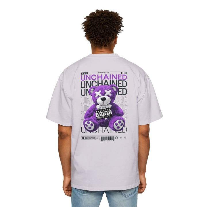Unchained Bear Graphic Tee - Oversized Streetwear T-Shirt - Orchid - S - Unchained Bear Graphic Tee - Oversized Streetwear T-Shirt - Tatoo Tee