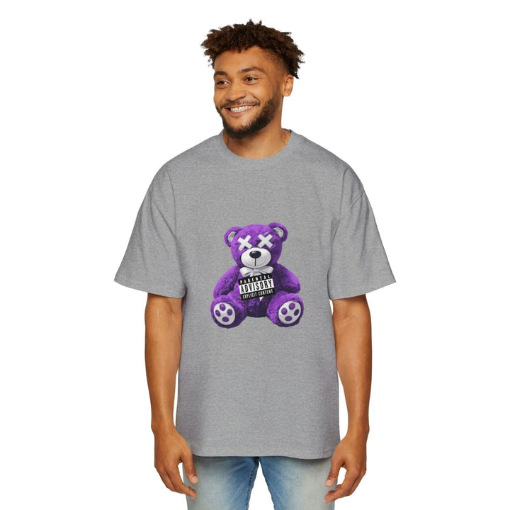 Unchained Bear Graphic Tee - Oversized Streetwear T-Shirt - Orchid - S - Unchained Bear Graphic Tee - Oversized Streetwear T-Shirt - Tatoo Tee
