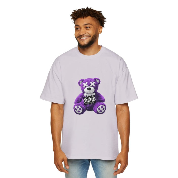 Unchained Bear Graphic Tee - Oversized Streetwear T-Shirt - Orchid - S - Unchained Bear Graphic Tee - Oversized Streetwear T-Shirt - Tatoo Tee