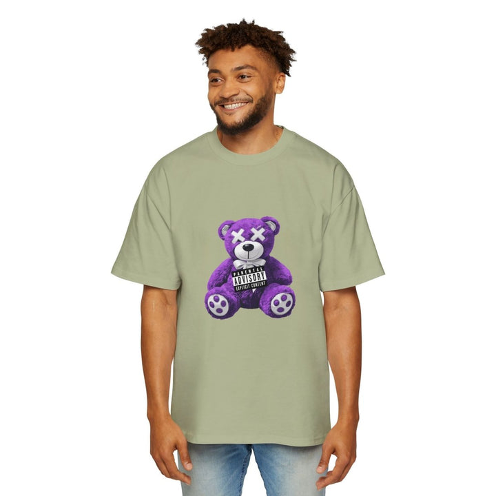Unchained Bear Graphic Tee - Oversized Streetwear T-Shirt - Orchid - S - Unchained Bear Graphic Tee - Oversized Streetwear T-Shirt - Tatoo Tee