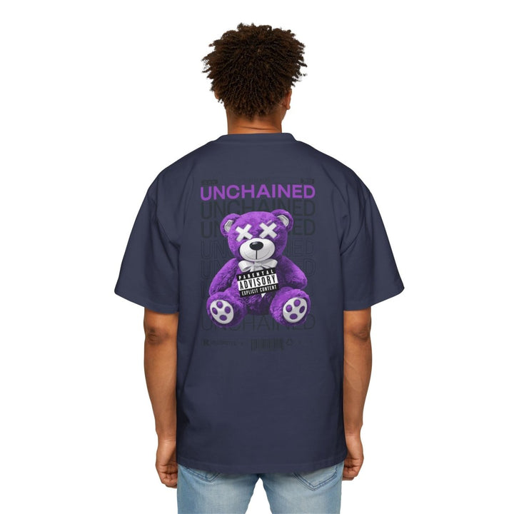 Unchained Bear Graphic Tee - Oversized Streetwear T-Shirt - Orchid - S - Unchained Bear Graphic Tee - Oversized Streetwear T-Shirt - Tatoo Tee