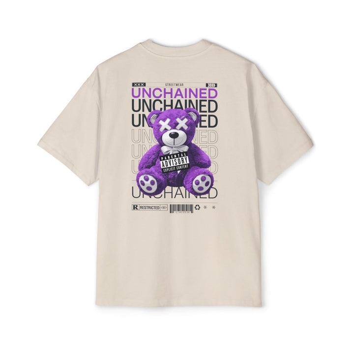 Unchained Bear Graphic Tee - Oversized Streetwear T-Shirt - Orchid - S - Unchained Bear Graphic Tee - Oversized Streetwear T-Shirt - Tatoo Tee