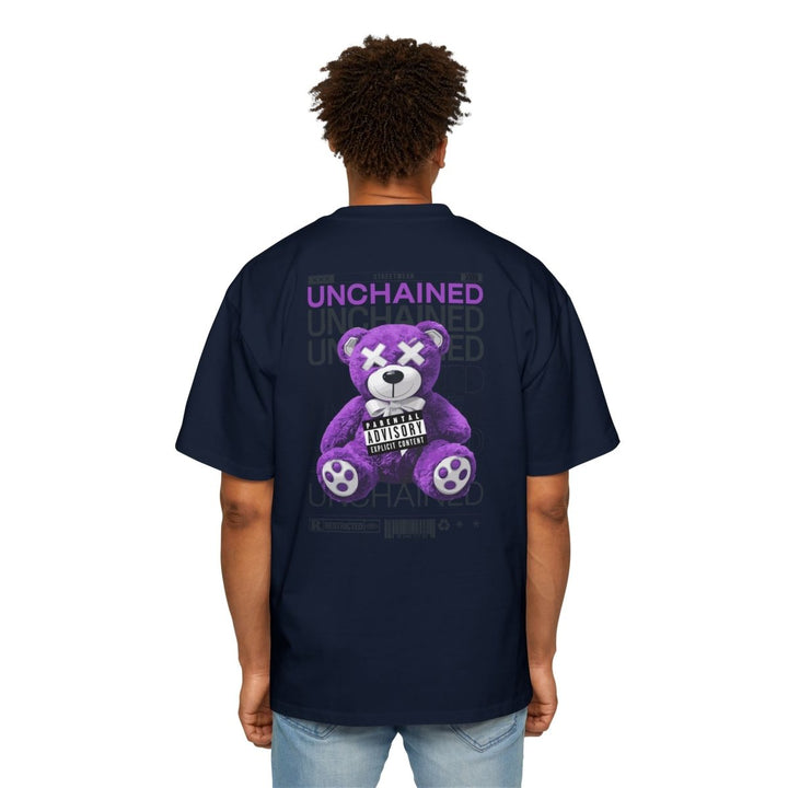 Unchained Bear Graphic Tee - Oversized Streetwear T-Shirt - Orchid - S - Unchained Bear Graphic Tee - Oversized Streetwear T-Shirt - Tatoo Tee