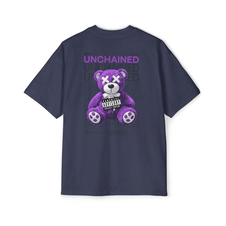 Unchained Bear Graphic Tee - Oversized Streetwear T-Shirt - Orchid - S - Unchained Bear Graphic Tee - Oversized Streetwear T-Shirt - Tatoo Tee